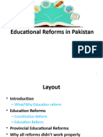 Educational Reform in Pakistan-Revise