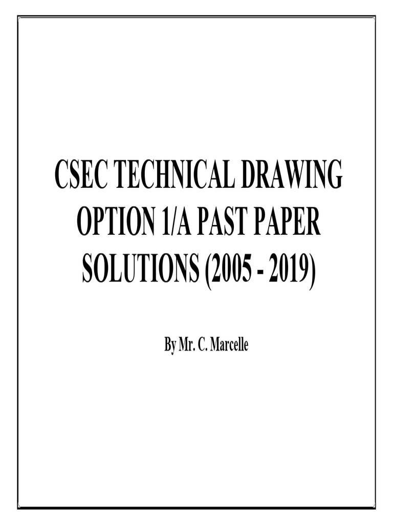 Csec TD p2 Solutions 2007-2019 | PDF