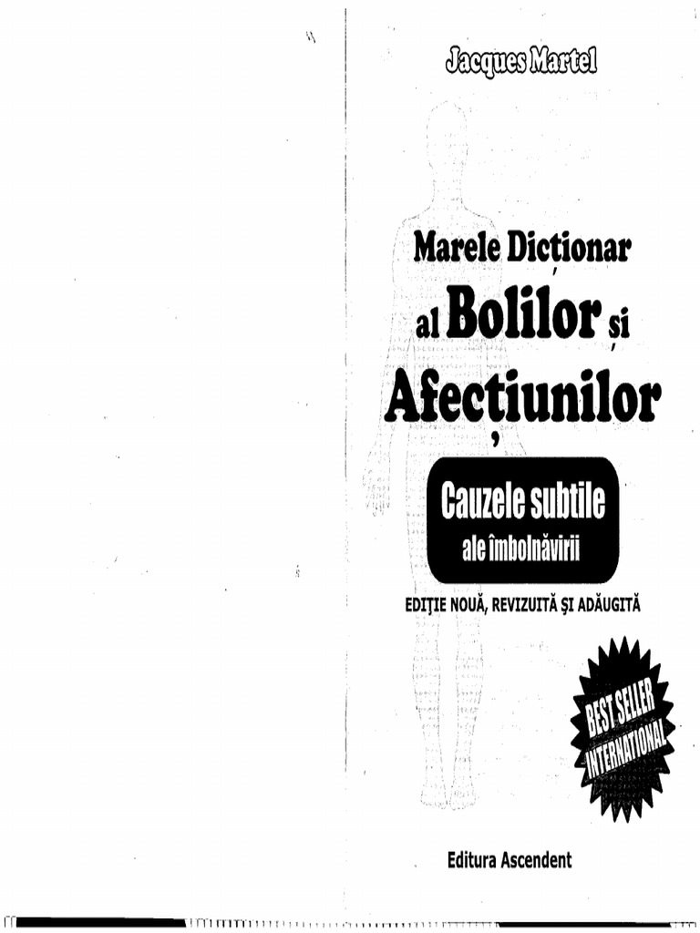 Jacques Martel Marele Dictionar Al Bolilor Si Afectiunilor Pdf