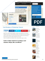 Cast Shadow in Photoshop Tutorial