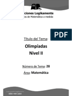 28 - Olimpiadas Nivel 2 - Logikamente Matematica (220-224)