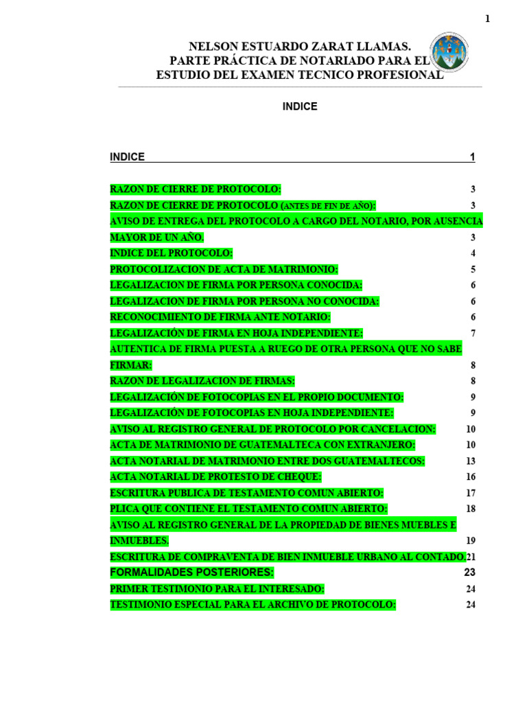 Practica de notariado pdf
