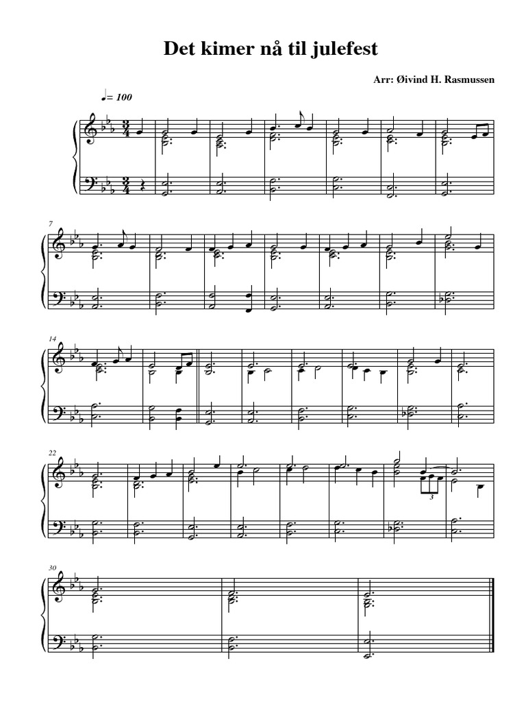 Det Kimer Nå Til Julefest PDF