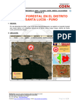 Reporte Complementario #10655 7dic2022 Incendio Forestal en El Distrito de Santa Lucía Puno 1