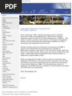 Download VW Online Technical Library - Diagnostic Trouble Codes DTC Tables by api-3739501 SN6745292 doc pdf