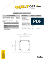 Armalit: Datos Generales Medida Tolerancia Descripción