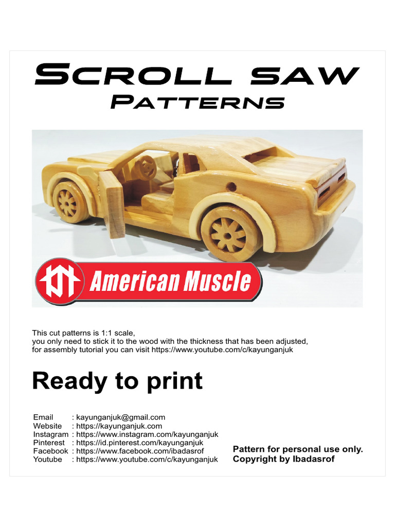 Scroll Saw Patterns for Dodge Demon | PDF