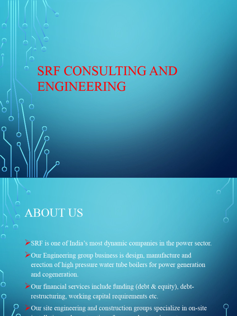 SRF Consulting and Engineering | PDF | Technology & Engineering