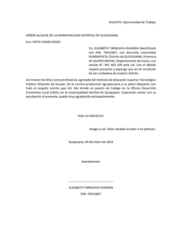 SOLICITO | PDF