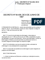 Decreto No 94.406, de 8 de Junho de 1987 | PDF