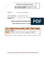 Proc. de Trabajo-Instalación de Drywall Dintel de 12 CM RH + ST Baños (Ok)