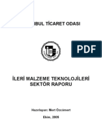 Malzeme Teknolojileri Sektor Raporu 2005
