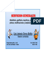 Servicios Generales Luis Antonio