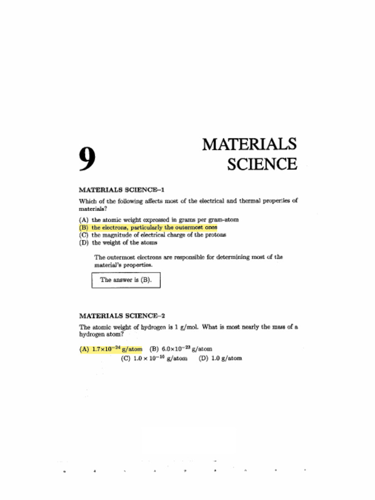 Materials Science | PDF