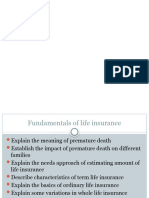 Lecture 10 Fundamentals of Life Insurance (1)