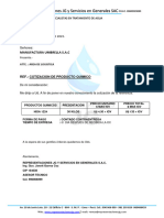 Representaciones JG - Cotizacion de Producto Quimico - Manufactura Umbrella