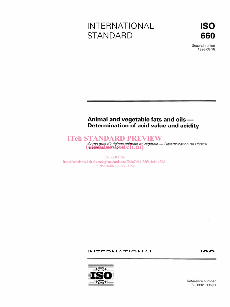 Iso 660 1996 | PDF