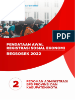 Pedoman Administrasi Regsosek 2022