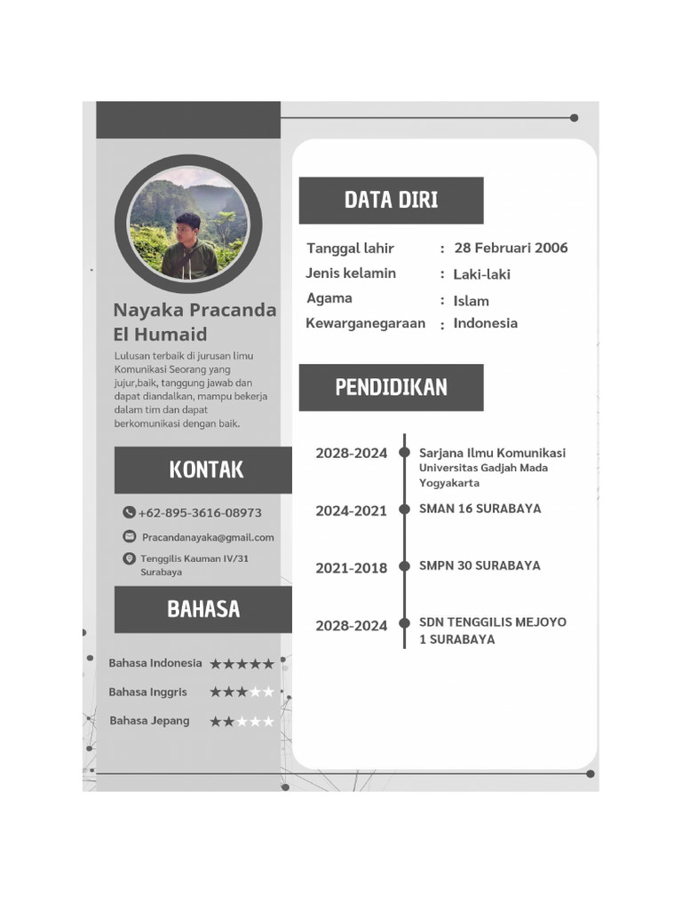 CV B Indo 2 | PDF