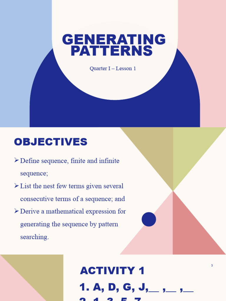 Generating-patterns | PDF