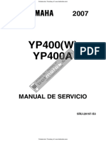 YP400 (W) YP400A: Manual de Servicio