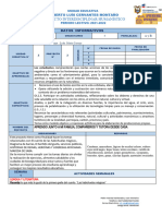 Tercer Pancientíficohumanistico de 4to Del Mes de Julio Del 2021