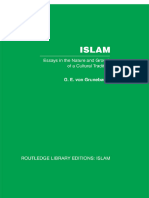 Islam - Essays in The Nature and Growth of A Cultural Tradition (1955), G. E. Von Grunebaum
