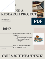 Lesson 2 Designing A Research Project