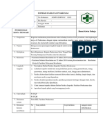 Sop Inspeksi Fasilitas Puskesmas Kota Tengah