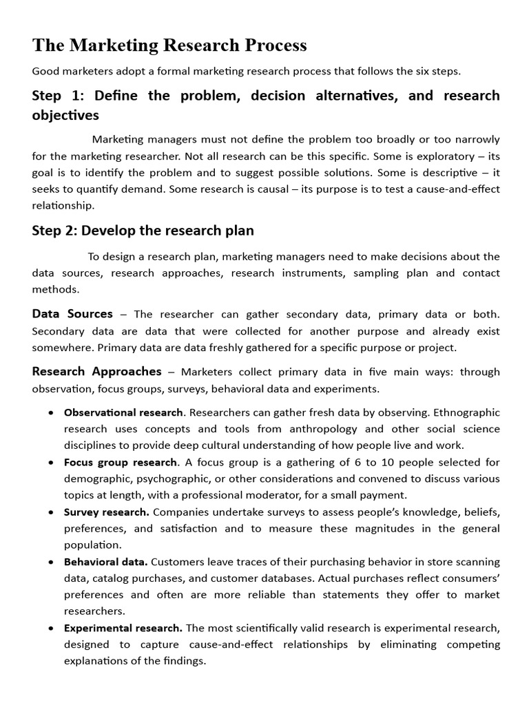 Marketing Research Examples Pdf – TEPEHL