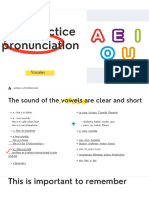 Let's Practice Pronunciation