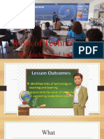 Module 1 Lesson 3 Roles of Technology for teaching and learning