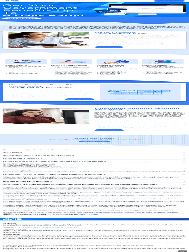 Avid Prepaid Digital Banking at Its Best 2 PDF Finance Money