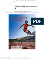 Motor Learning and Control 9th Edition Test Bank Richard A Magill Full Download