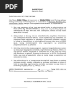 Acknowledgment in Tagalog | PDF