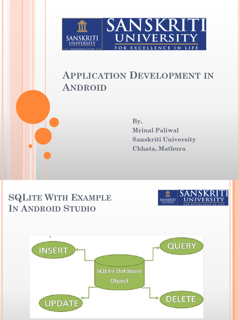 AndroidLecture 10 PDF