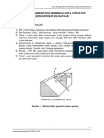 Modul I Cara Menggambar & Membaca Data Struktur