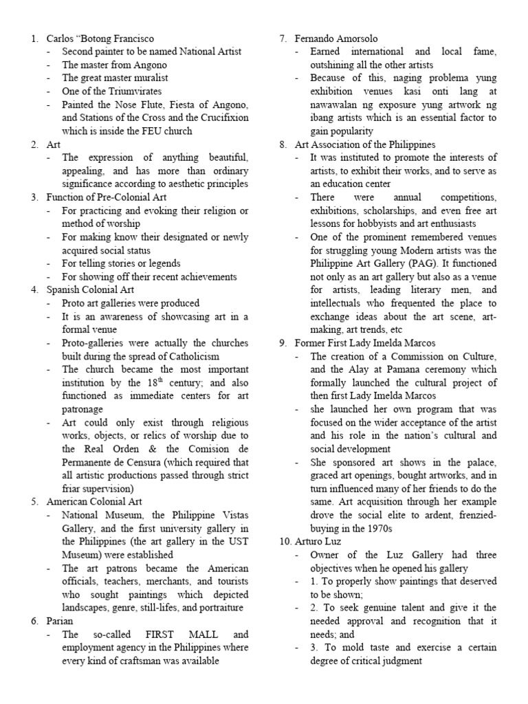 Art app reviewer pdf