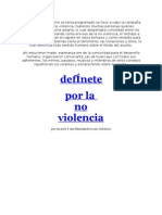 Definete Por La No Violencia