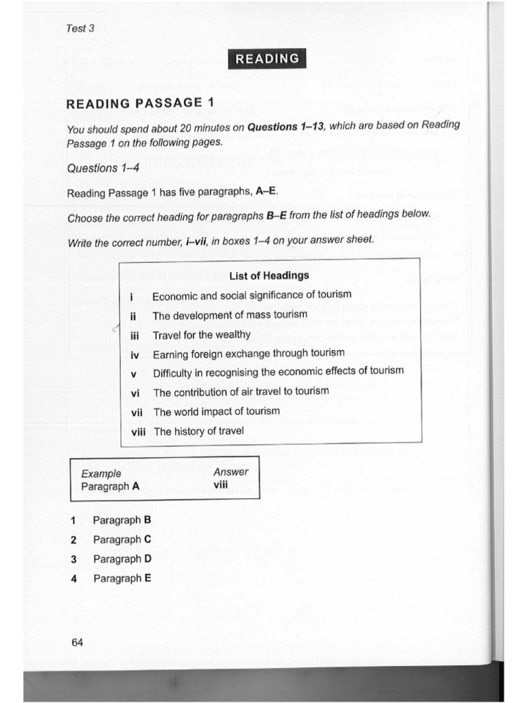 IELTS Cambridge 10 Reading Test 3 PDF
