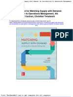 Solution Manual For Matching Supply With Demand An Introduction To Operations Management 4th Edition Gerard Cachon Christian Terwiesch Full Download