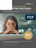 The Ultimate Guide To Job Hunting Mistakes