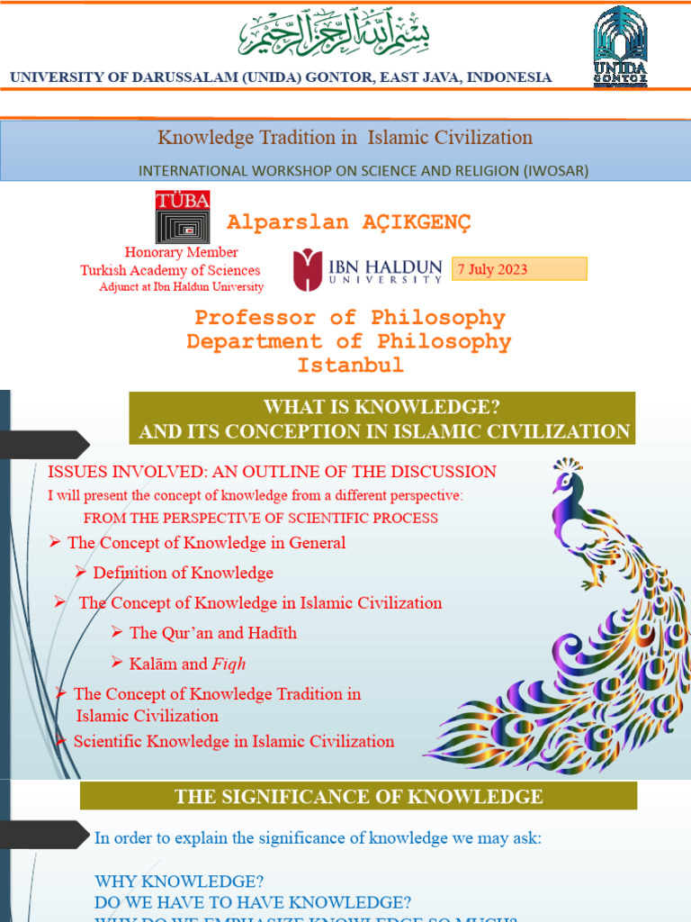Islamic Perspectives on Knowledge | PDF | Knowledge | Science