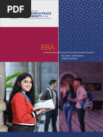 BBA Brochure