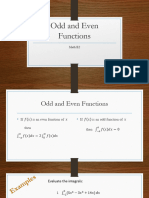 Integration of Odd and Even Functions