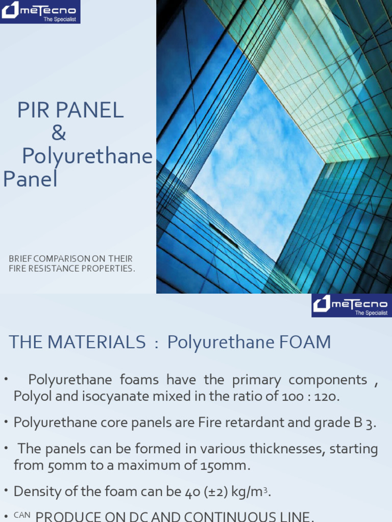 Polyurethane Foam Vs PIR Foam PDF