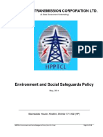 Environment and Social Safeguards Policy
