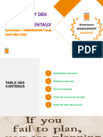 Formation Management de Projet Les Fondamentaux