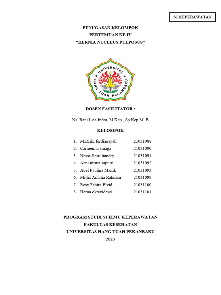 Revisi hernia nucleus pulposus 3 pdf