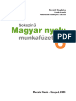 Bernáth Magdolna Lénárd Judit Patonainé Kökényesi Katalin. Sokszínû. Magyar Nyelv. Munkafüzet. Mozaik Kiadó Szeged, 2013